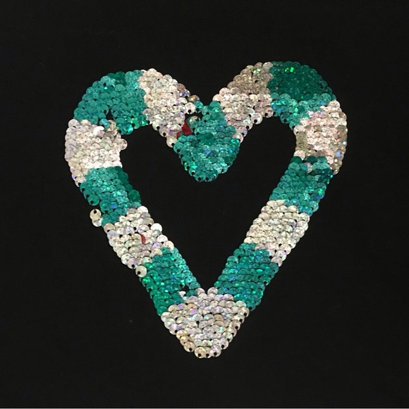 Cat & Jack Girls Christmas Black and Red Long Sleeve Tees 2 pack Medium 7/8 - Picture 2 of 3